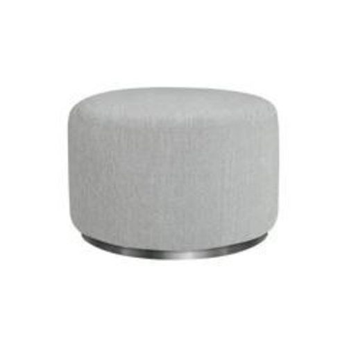 BABYLETTO Babyletto Tuba Gliding Ottoman in Winter Grey Weave Fabric BABYLETTO Babyletto Tuba Gliding Ottoman in Winter Grey Weave Fabric