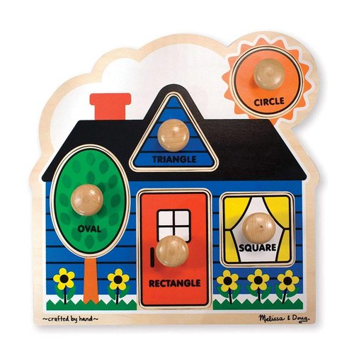 MELISSA & DOUG First Shapes Jumbo Knob MELISSA & DOUG First Shapes Jumbo Knob