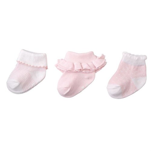 MUDPIE Pink Layette Sock Set MUDPIE Pink Layette Sock Set