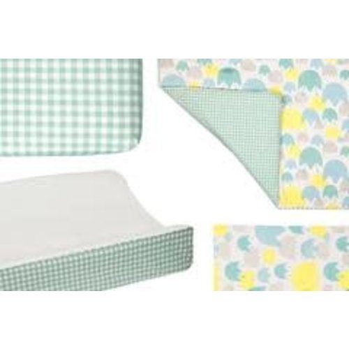 BABYLETTO Babyletto Tulip Garden Mini Crib Set 4pc BABYLETTO Babyletto Tulip Garden Mini Crib Set 4pc