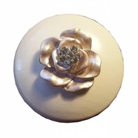 Rose Knob with bling