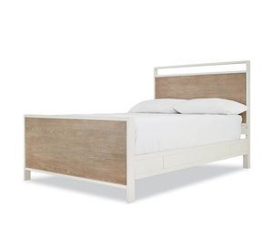 Smartstuff Furniture Myroom Panel Bed Full Parchment Gray