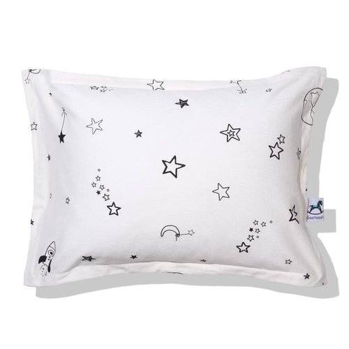 GOOTOOSH Gootoosh Pillow Case White Stars GOOTOOSH Gootoosh Pillow Case White Stars