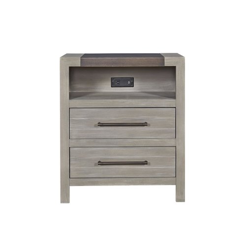 Smartstuff Scrimmage Nightstand Metal Top Greystone Smartstuff Scrimmage Nightstand Metal Top Greystone