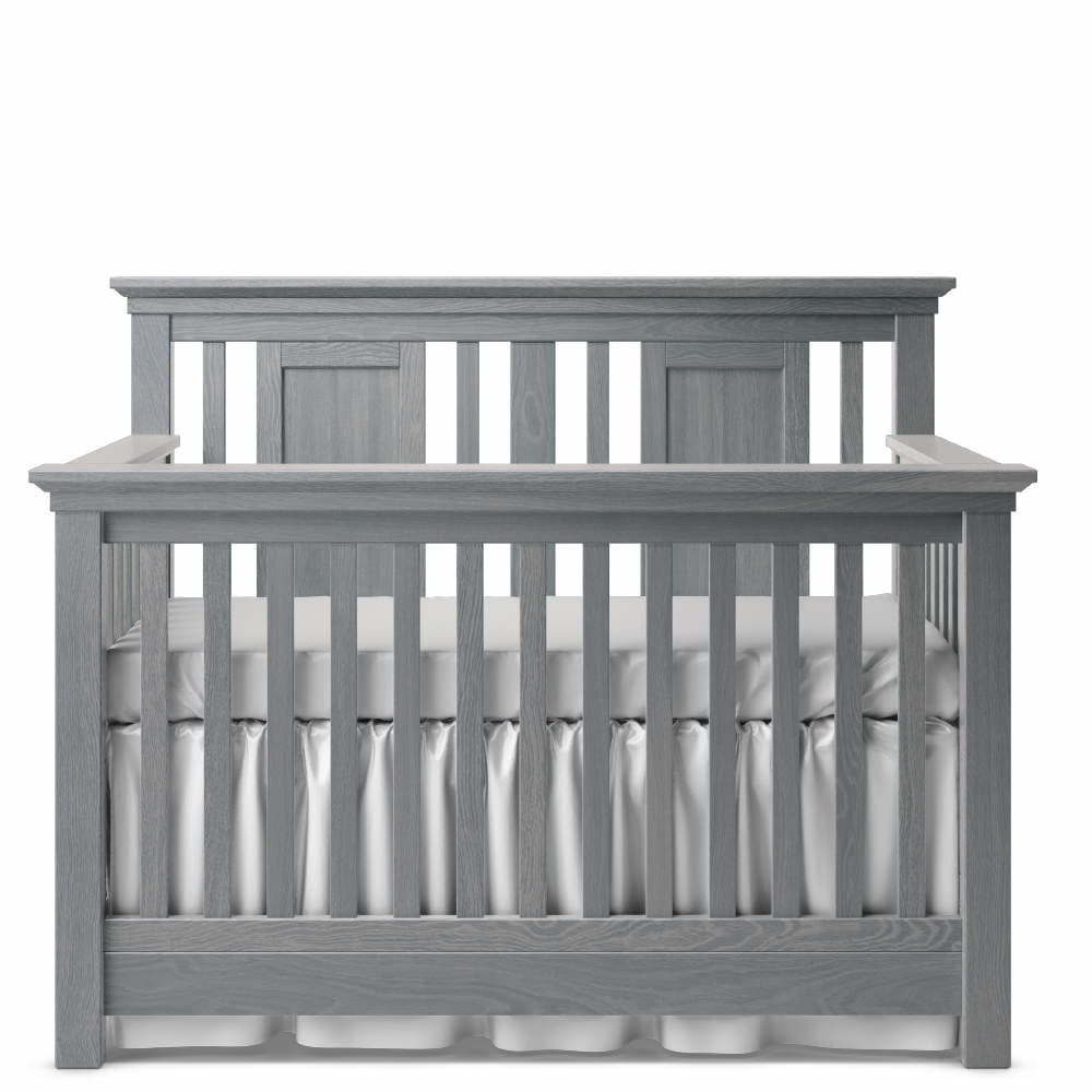 Romina Karisma Convertible Crib Open, Solid Headboard Crib