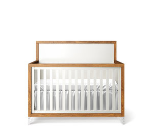 two tone baby crib