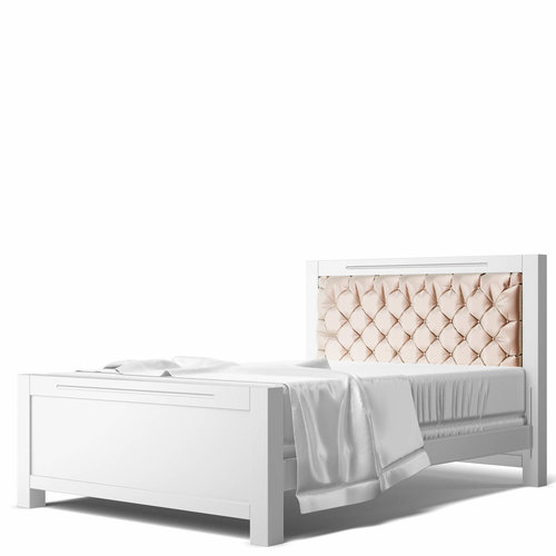 ROMINA Romina Ventianni Full Bed with Tufted Headboard ROMINA Romina Ventianni Full Bed with Tufted Headboard