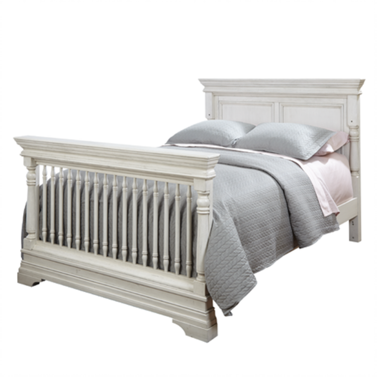 Stella Baby And Child Kerrigan Full Bed Rails In Rustic White Bellini Baby And Teen Furniture