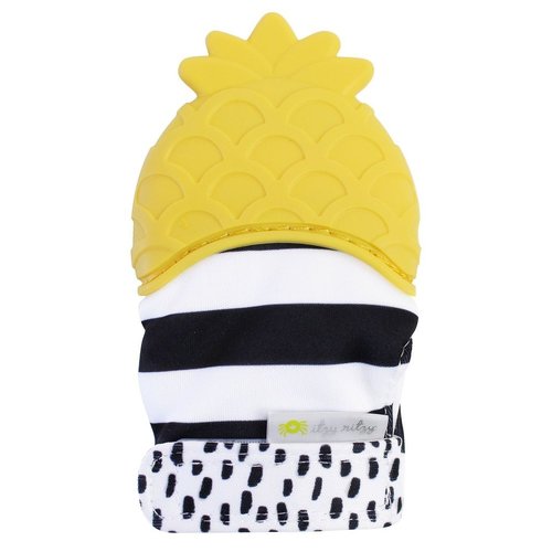 ITZY RITZY Itzy Ritzy Teething Mitts Pineapple ITZY RITZY Itzy Ritzy Teething Mitts Pineapple