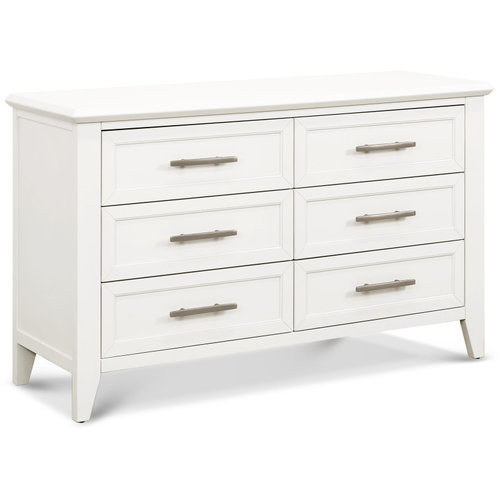 FRANKLIN & BEN Franklin & Ben Beckett 6-Drawer Dresser in Warm White FRANKLIN & BEN Franklin & Ben Beckett 6-Drawer Dresser in Warm White