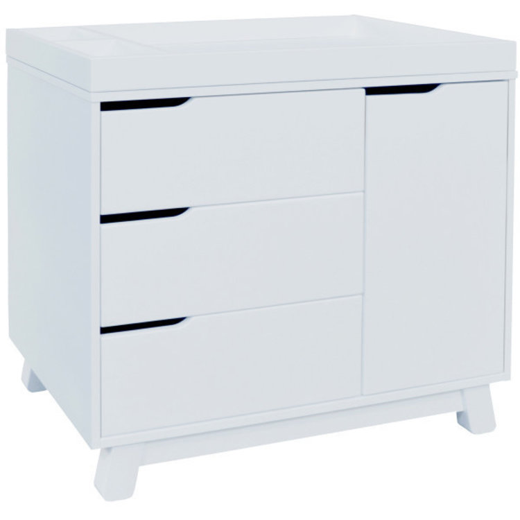 Hudson 3 Drawer Changer Dresser Kd W Removable Changing Tray In