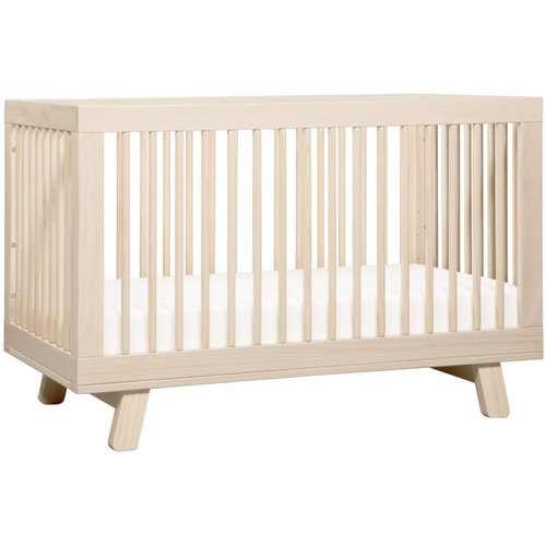 BABYLETTO Babyletto Hudson 3-in-1 Convertible Crib with Toddler Bed Conversion Kit in Washed Natural BABYLETTO Babyletto Hudson 3-in-1 Convertible Crib with Toddler Bed Conversion Kit in Washed Natural