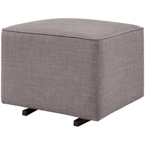 BABYLETTO Babyletto Kiwi Gliding Ottoman in Grey Tweed BABYLETTO Babyletto Kiwi Gliding Ottoman in Grey Tweed