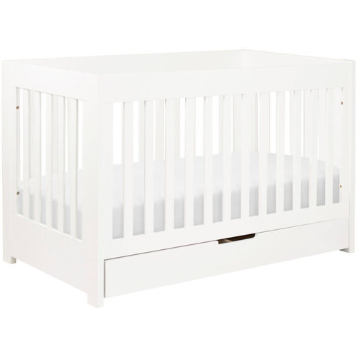 BABYLETTO Babyletto Mercer 3-in-1 Convertible Crib with Toddler Bed Conversion Kit in White Finish BABYLETTO Babyletto Mercer 3-in-1 Convertible Crib with Toddler Bed Conversion Kit in White Finish
