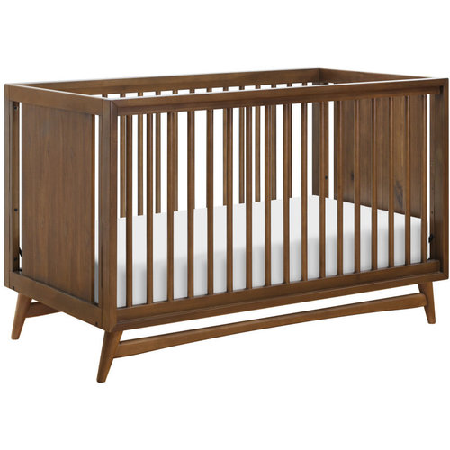 BABYLETTO Babyletto Peggy 3-in-1 Crib with Toddler Bed Coversion Kit in Natural Walnut BABYLETTO Babyletto Peggy 3-in-1 Crib with Toddler Bed Coversion Kit in Natural Walnut