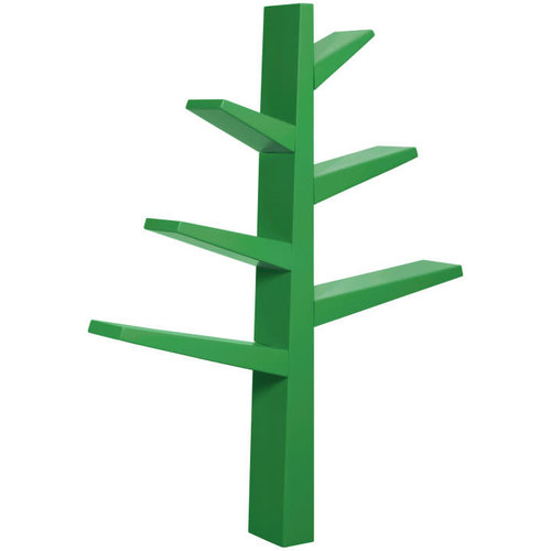 BABYLETTO Babyletto Spruce Tree Bookcase In Green Finish BABYLETTO Babyletto Spruce Tree Bookcase In Green Finish