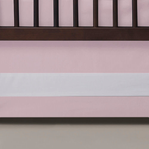 OILO Oilo Crib Skirt Blush OILO Oilo Crib Skirt Blush