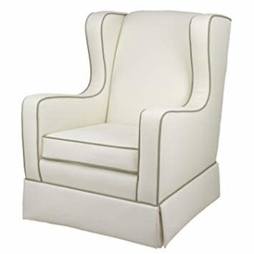 OILO STUDIOS Oilo Penelope Swivel Glider - Leather Snow OILO STUDIOS Oilo Penelope Swivel Glider - Leather Snow