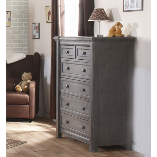 PALI Pali Cristallo 5-Drawer Chest in Granite PALI Pali Cristallo 5-Drawer Chest in Granite