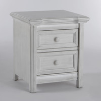 Pali Cristallo Nighstand in Vintage White
