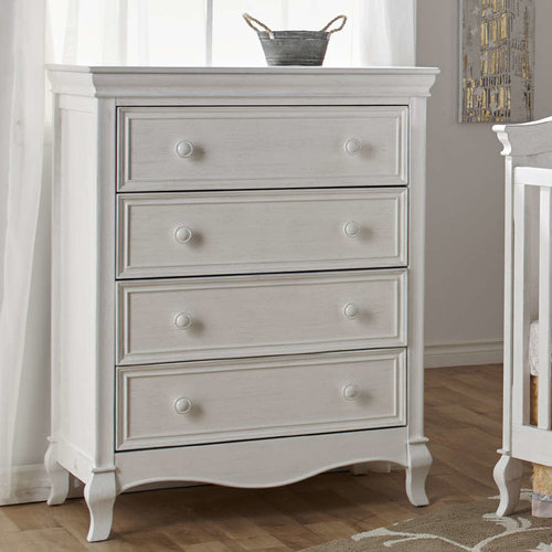 PALI Pali Diamante 4-Drawer Chest in Vintage White PALI Pali Diamante 4-Drawer Chest in Vintage White