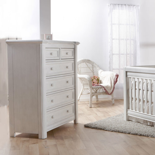 PALI Pali Cristallo 5-Drawer Chest in Vintage White PALI Pali Cristallo 5-Drawer Chest in Vintage White