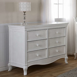 Pali Diamante Double Dresser In Vintage White Bellini Baby And
