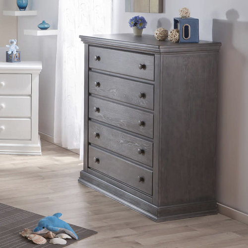 PALI Pali Modena 5-Drawer Chest in Granite PALI Pali Modena 5-Drawer Chest in Granite