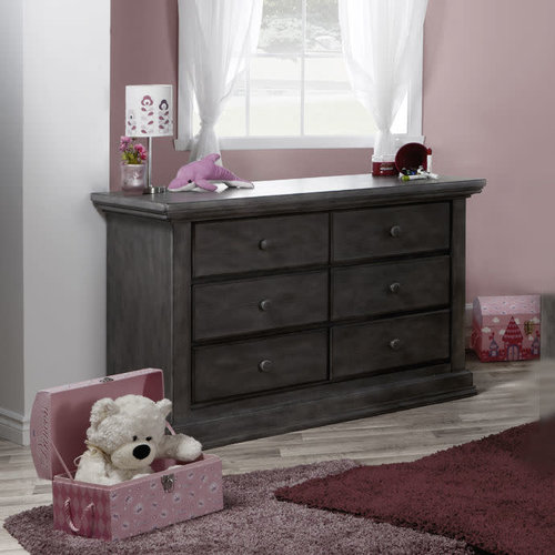 PALI Pali Modena Double Dresser in Distressed Granite PALI Pali Modena Double Dresser in Distressed Granite