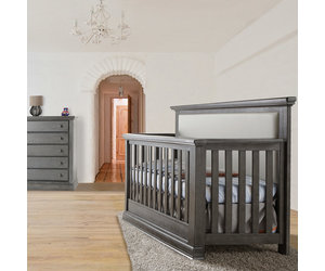 distressed grey crib