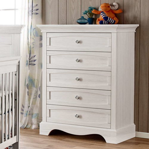 PALI Pali Ragusa 5-Drawer Chest in Vintage White PALI Pali Ragusa 5-Drawer Chest in Vintage White