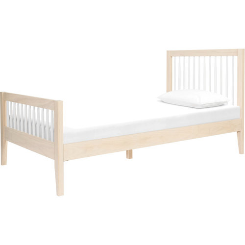 BABYLETTO Babyletto Sprout Twin Bed in Washed Natural / White BABYLETTO Babyletto Sprout Twin Bed in Washed Natural / White