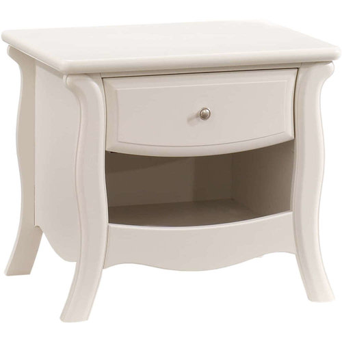 NATART Natart Bella Nightstand White NATART Natart Bella Nightstand White