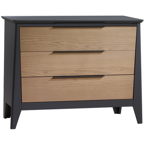 NEST Nest Flexx 3-Drawer Dresser in Graphite/Natural Wheat NEST Nest Flexx 3-Drawer Dresser in Graphite/Natural Wheat