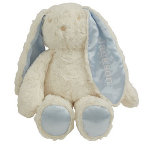 MUDPIE Blue Plush Minky Bunny MUDPIE Blue Plush Minky Bunny