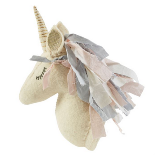 MUDPIE BLUE MANE UNICORN WALL MOUNT MUDPIE BLUE MANE UNICORN WALL MOUNT