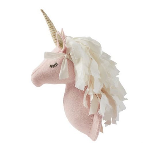 MUDPIE WHITE MANE UNICORN WALL MOUNT MUDPIE WHITE MANE UNICORN WALL MOUNT