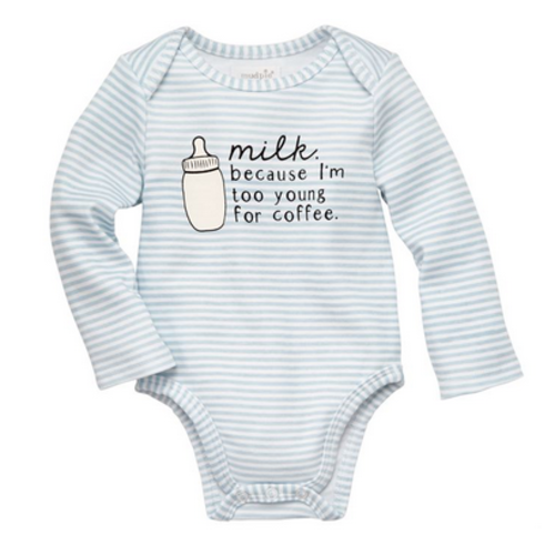 MUDPIE Mudpie Milk Crawler Printed Crawler- Blue MUDPIE Mudpie Milk Crawler Printed Crawler- Blue