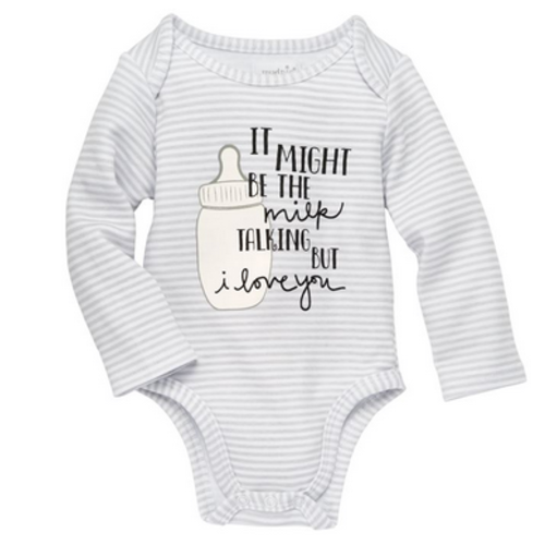MUDPIE Milk Crawler Printed Crawler-Gray MUDPIE Milk Crawler Printed Crawler-Gray