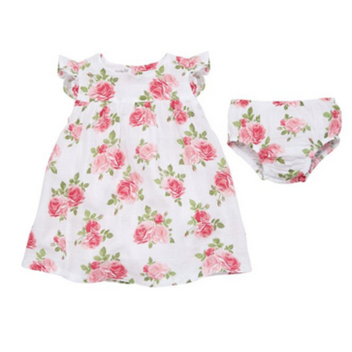 MUDPIE MUDPIE Muslin Rose Dress MUDPIE MUDPIE Muslin Rose Dress