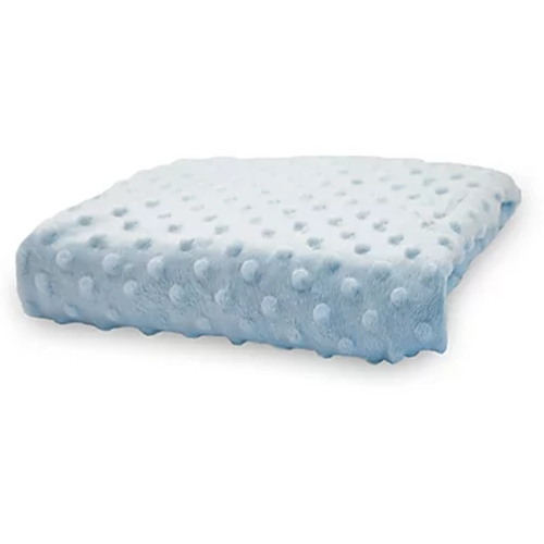RUMBLE TUFF Minky Blue Dot Contour Changer Cover RUMBLE TUFF Minky Blue Dot Contour Changer Cover