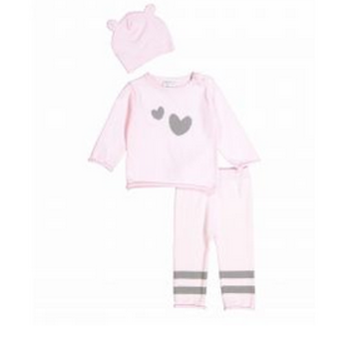 Rose Textiles Rose Textiles Heart Sweater Set Rose Textiles Rose Textiles Heart Sweater Set