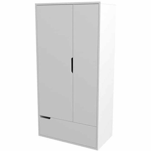LITTLE GUY COMFORT Little Guy Comfort Milk 2-Door Children’s Wardrobe LITTLE GUY COMFORT Little Guy Comfort Milk 2-Door Children’s Wardrobe