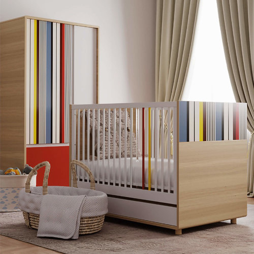 LITTLE GUY COMFORT Little Guy Comfort Evolve Collection Bundle: Crib & Wardrobe LITTLE GUY COMFORT Little Guy Comfort Evolve Collection Bundle: Crib & Wardrobe
