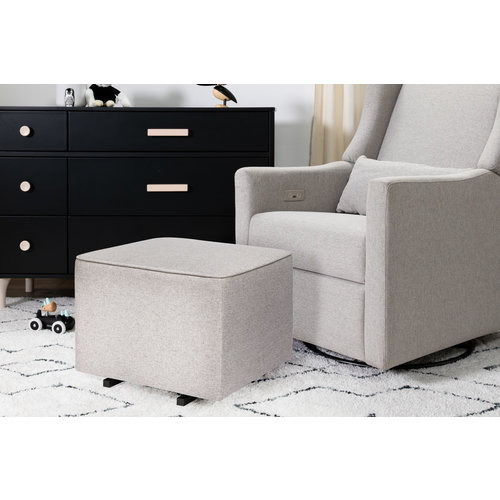 BABYLETTO Babyletto Kiwi Gliding Ottoman in the Performance Cream Eco-weave BABYLETTO Babyletto Kiwi Gliding Ottoman in the Performance Cream Eco-weave