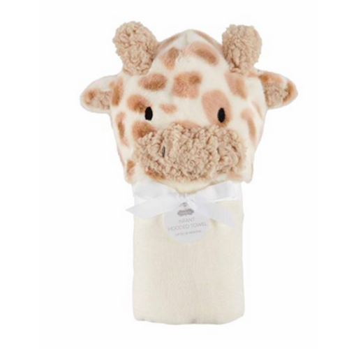MUDPIE Mudpie Giraffe Baby Hooded Towel MUDPIE Mudpie Giraffe Baby Hooded Towel