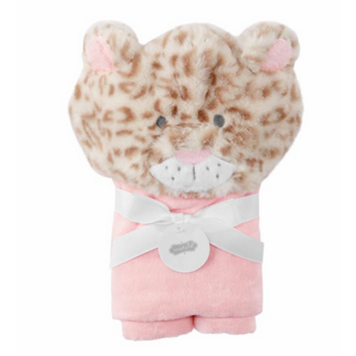 MUDPIE Mudpie Leopard Baby Hooded Towel MUDPIE Mudpie Leopard Baby Hooded Towel