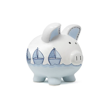 Child To Cherish Triple Sailboat Pig Bank