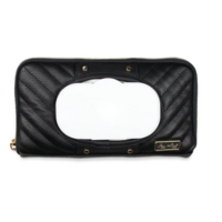 Itzy Ritzy Jetsetter Black Travel Wipes Case