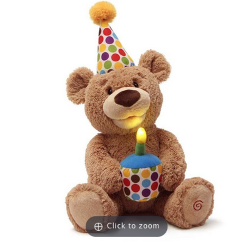 GUND GUND Animated Happy Birthday Bear GUND GUND Animated Happy Birthday Bear